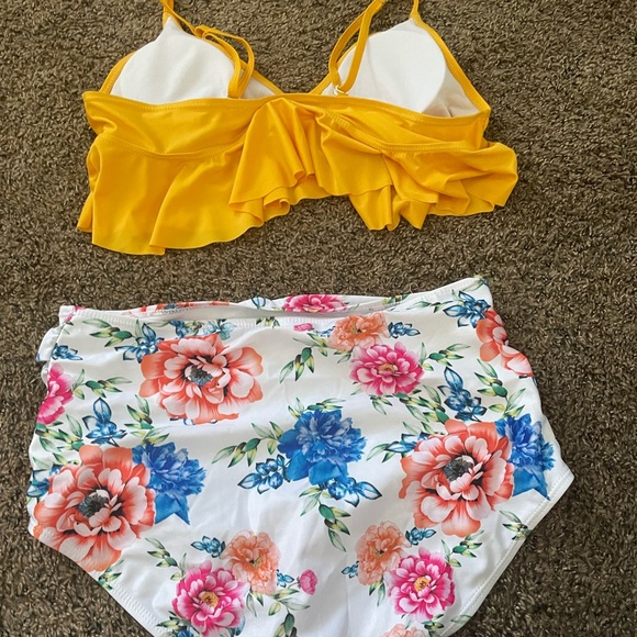 Swim Super Cute High Waisted Bikini With Convertible Top Poshmark